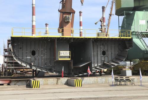The keel was laid for constructing a hybrid passenger-car ferry at Remontowa Shipbuilding