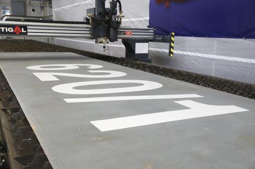 The first steel cutting of a hybrid passenger-car ferry