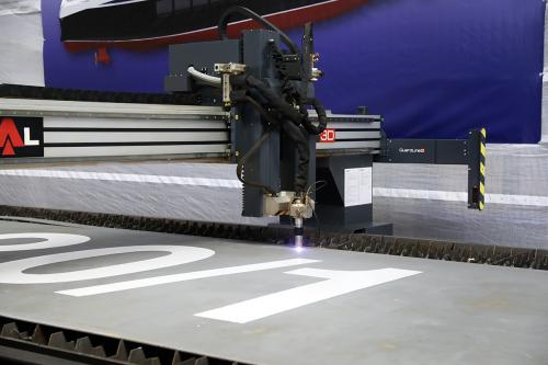 The first steel cutting of a hybrid passenger-car ferry