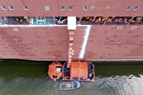Trial Evacuation on Polish Ro-Pax Ferry
